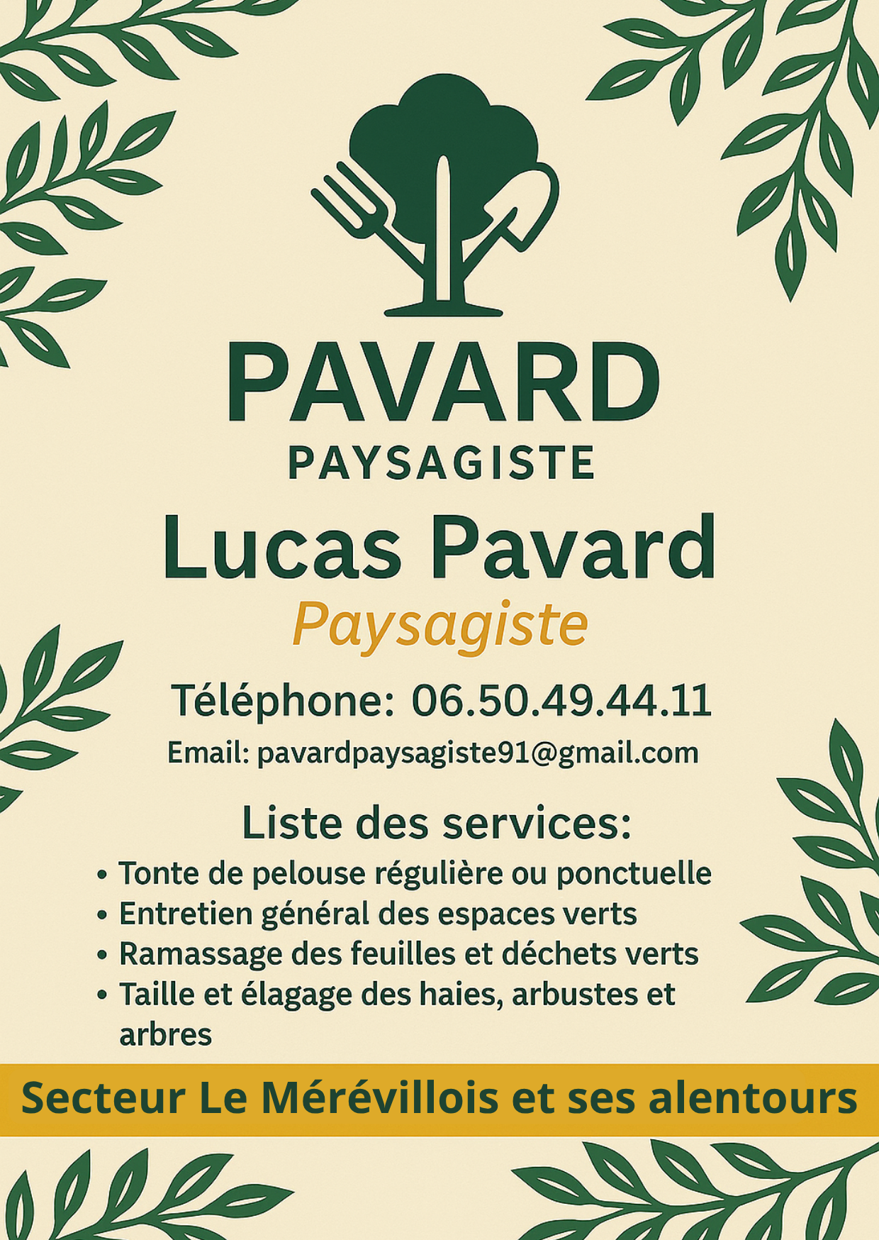 Pavard Paysagiste - Lucas Pavard